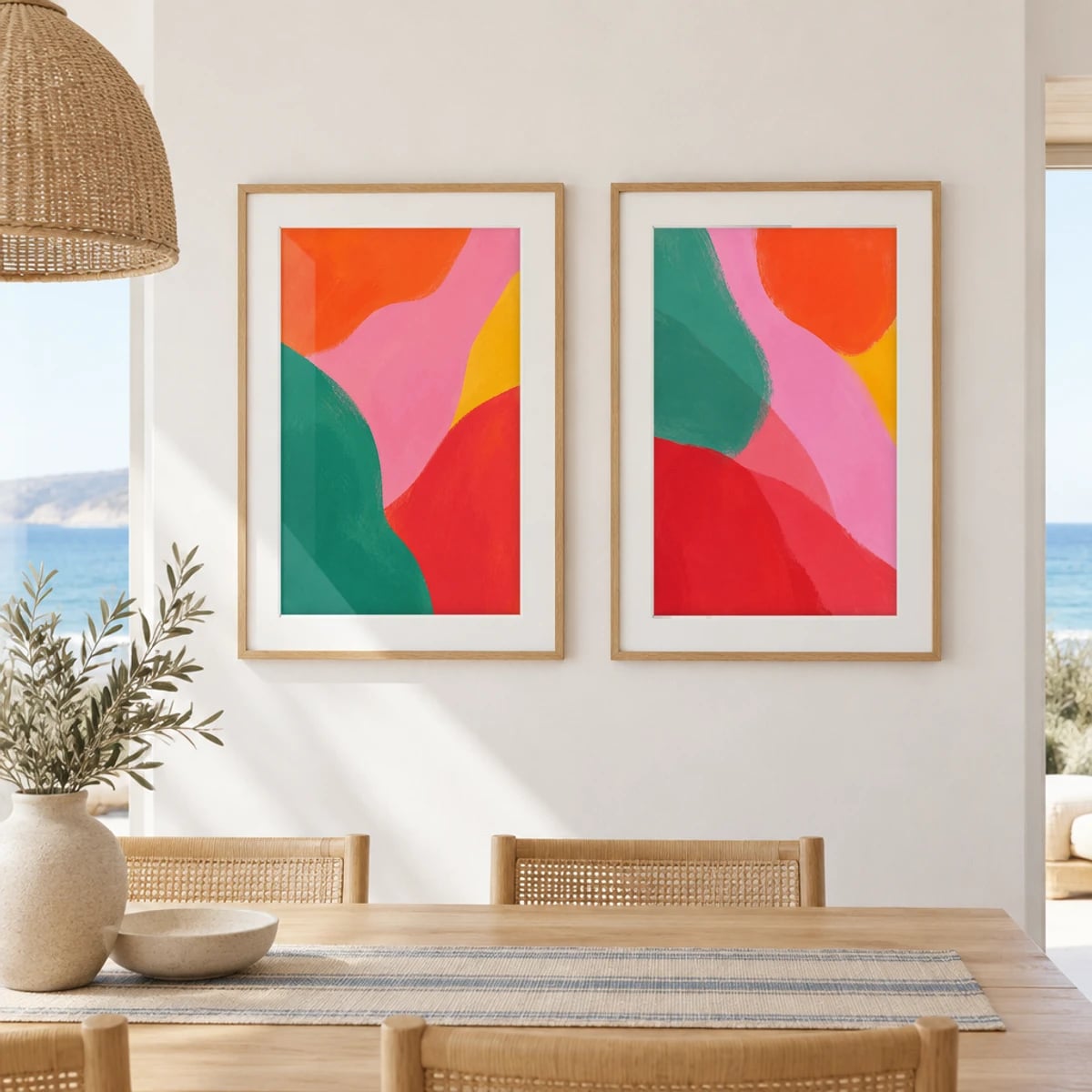 Quadro Formas Coloridas em Harmonia