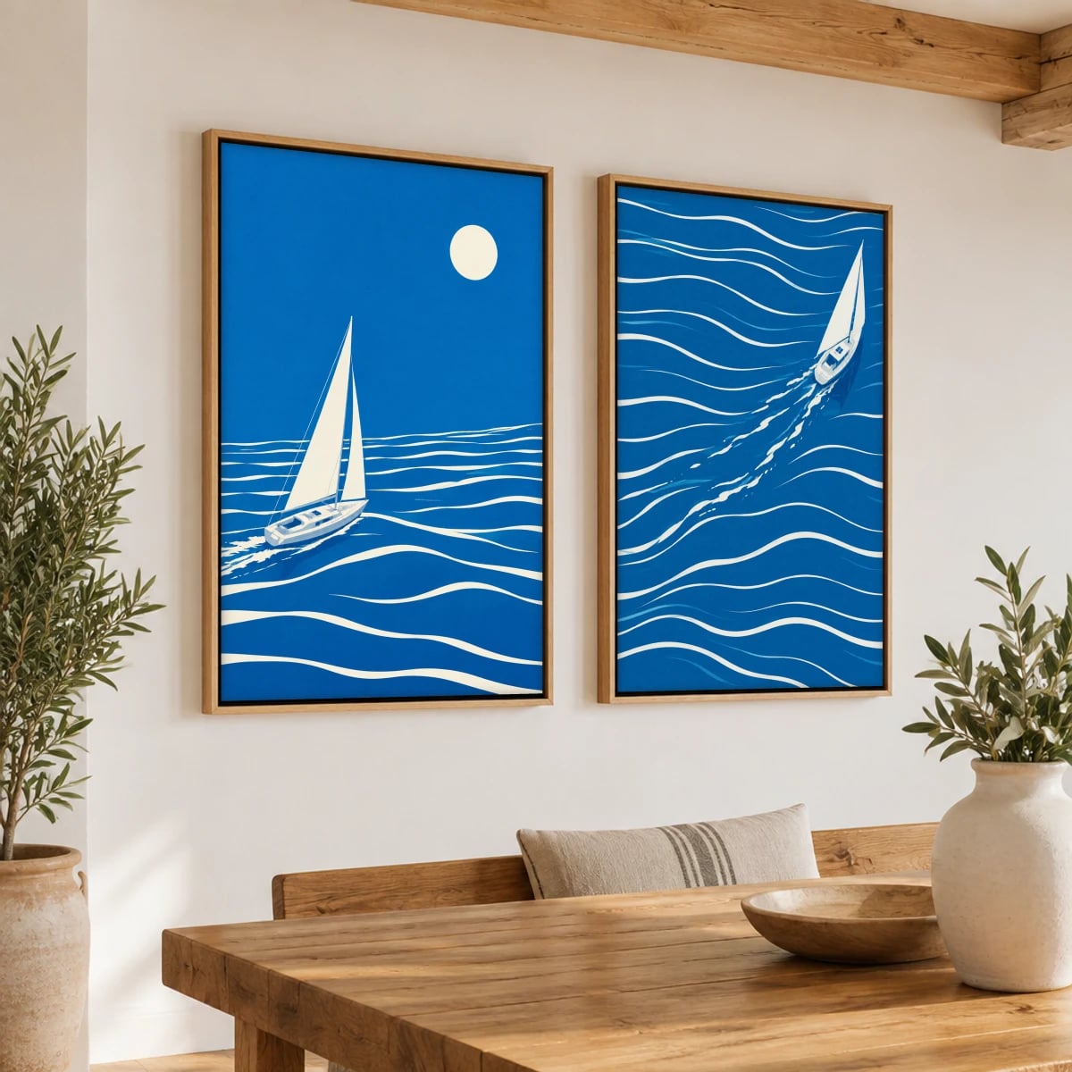 Duo · Canvas · Carvalho · angular esq. · vertical · cena 1:1 (studio d0fd4b5c)
