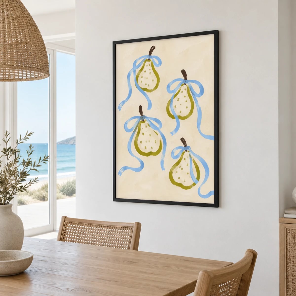Quadro Composição em Bege e Marfim