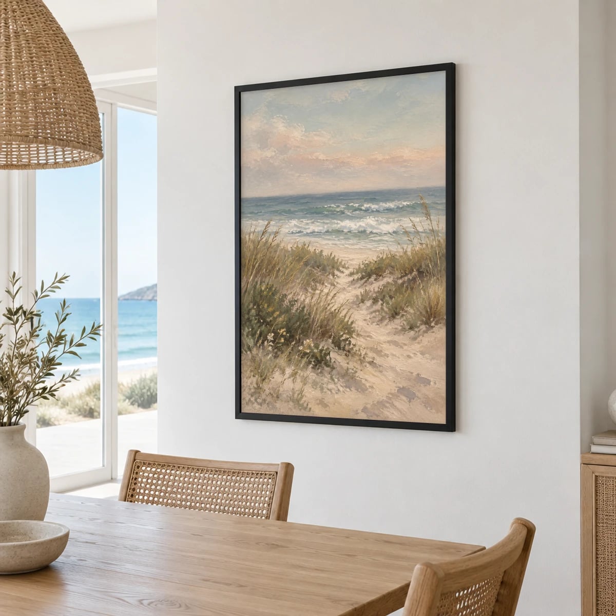 Quadro Trilha de Areia para o Mar