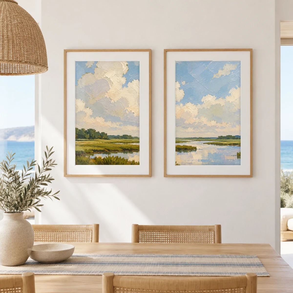 Quadro Campos e Céus Serenos