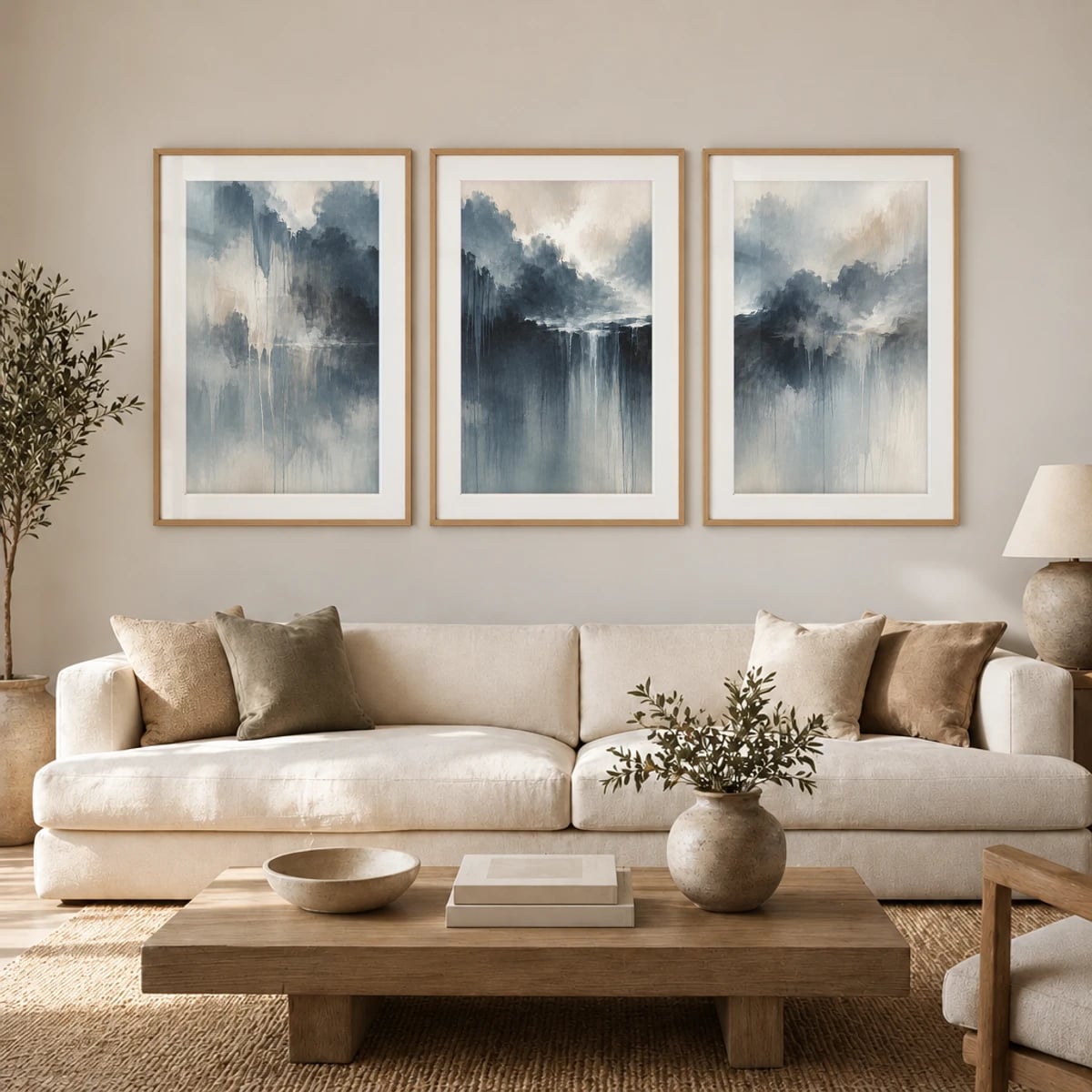 Quadro Céu Tempestuoso com Chuva Suave