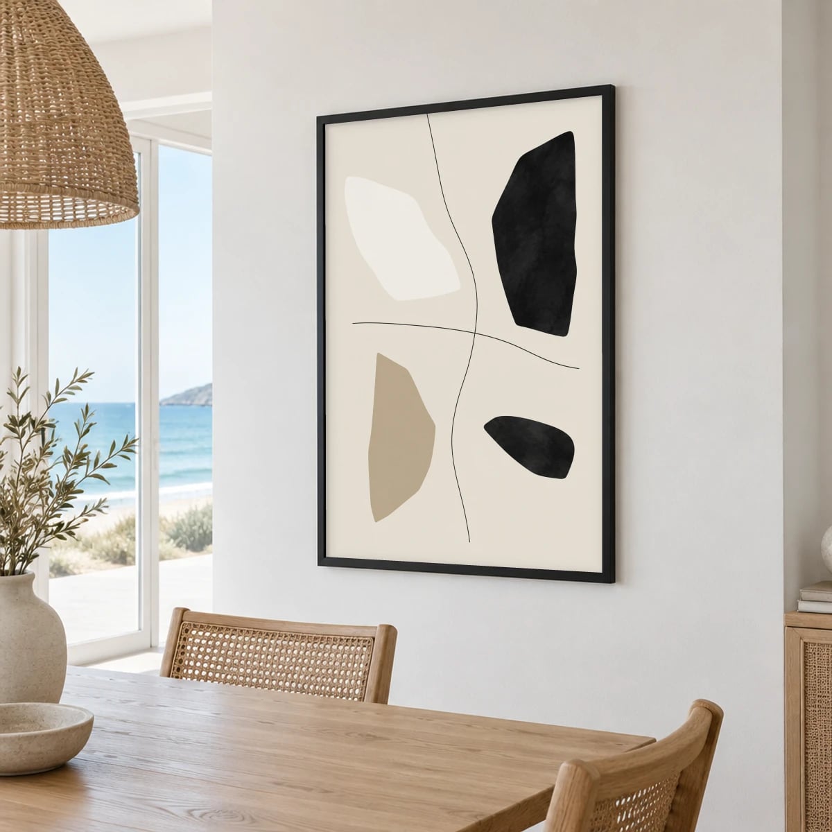 Quadro Formas Orgânicas Simples em Traços