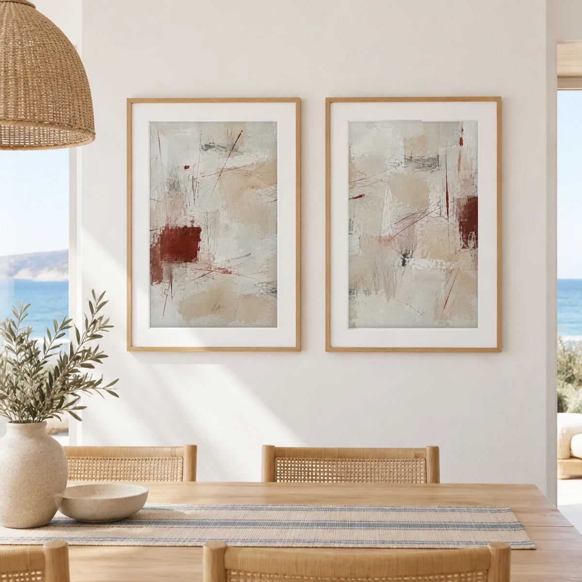 Quadro Linhas e Formas em Terra