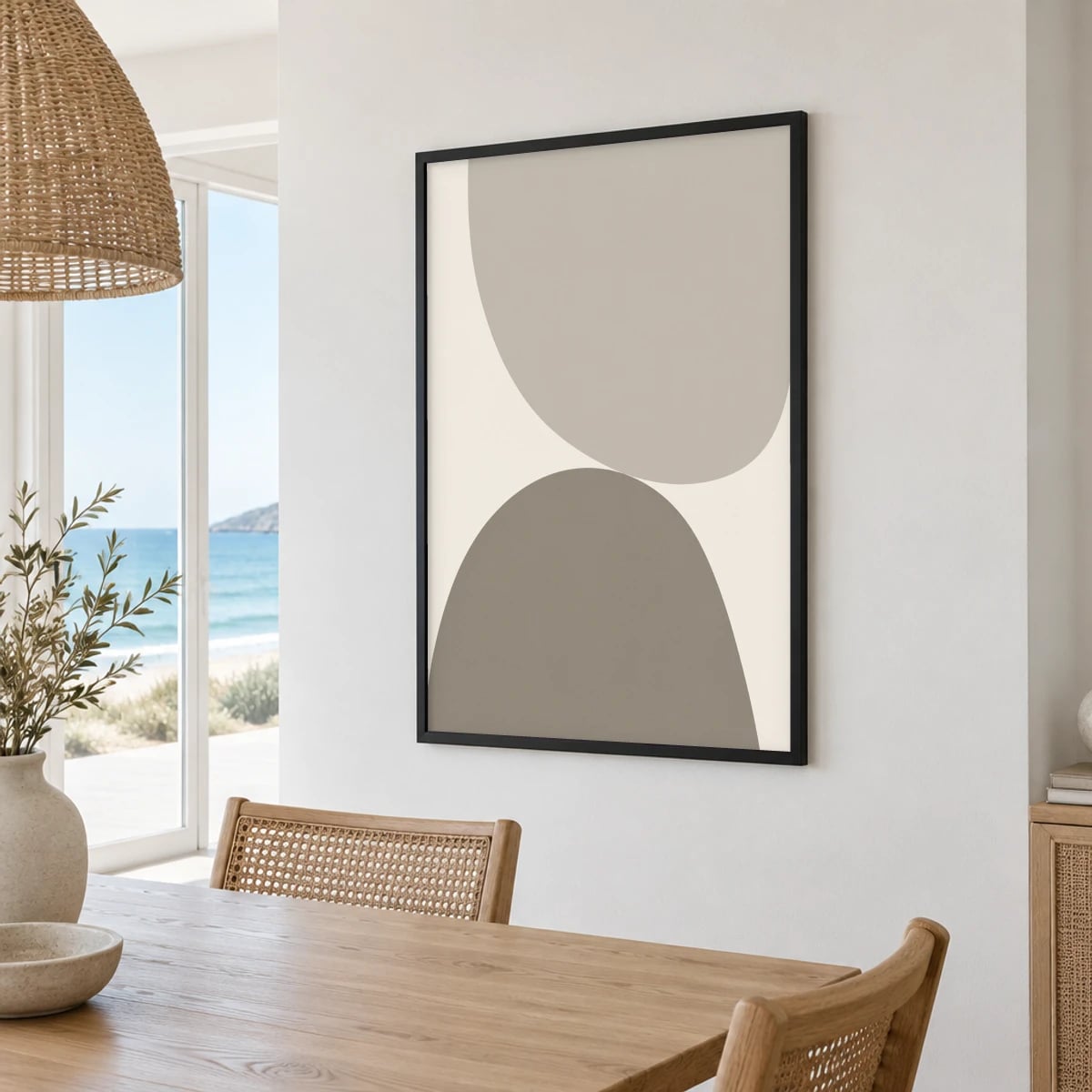 Quadro Formas Orgânicas Suaves