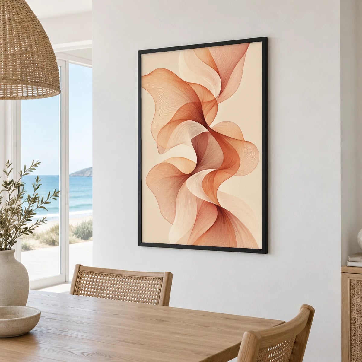 Quadro Flores Etéreas em Movimento