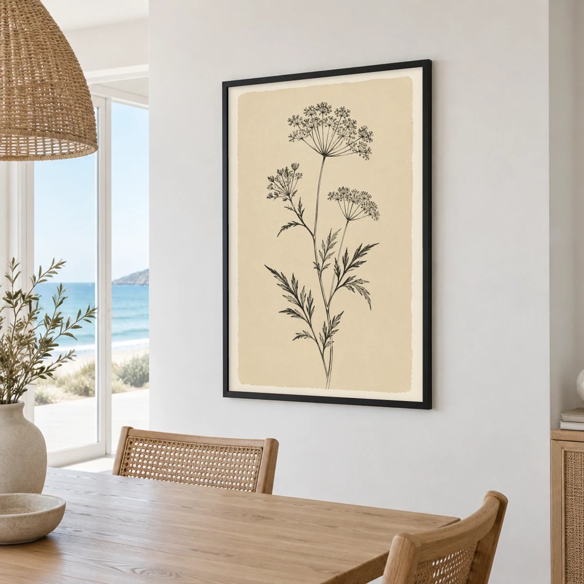 Quadro Ramo de Erva-doce Delicada