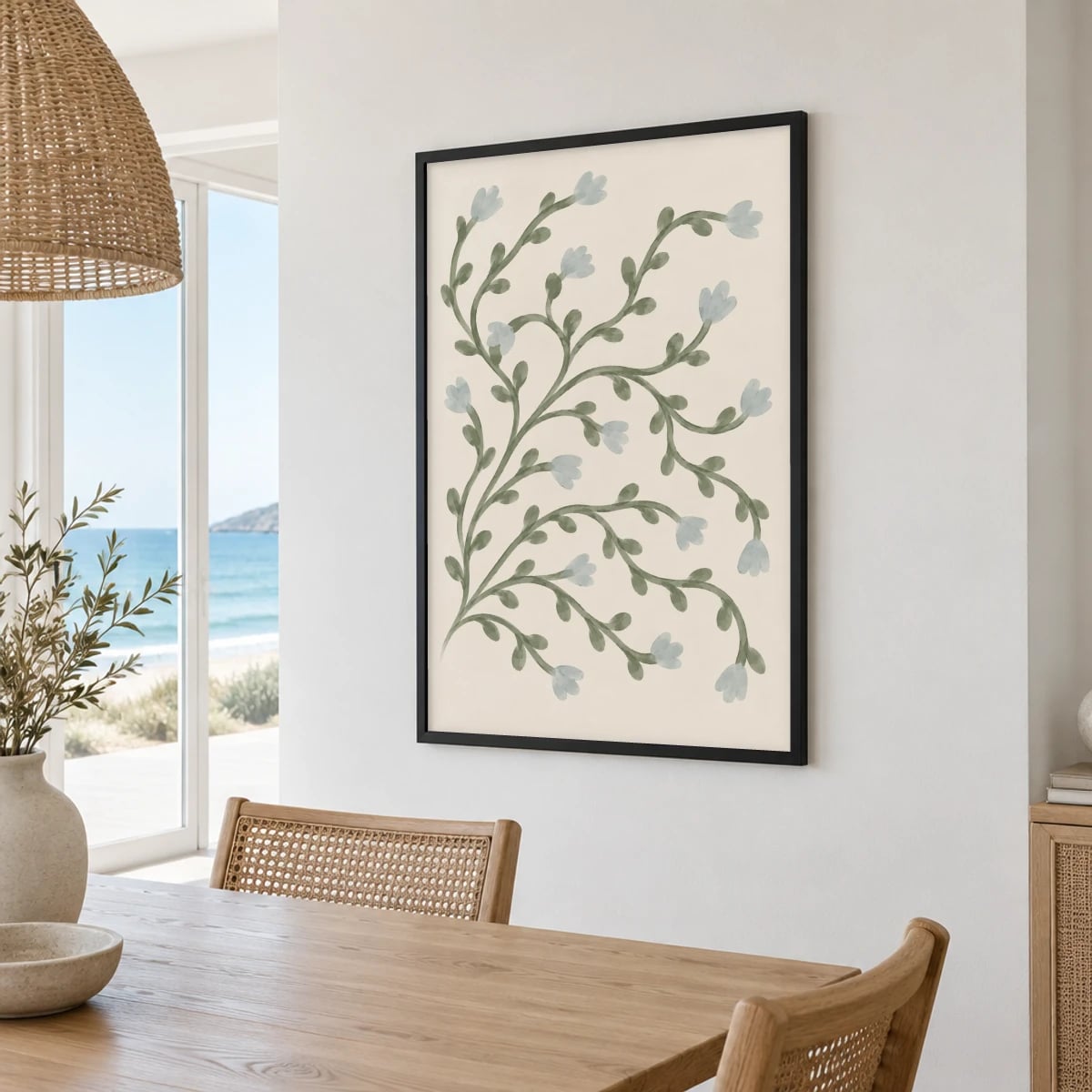 Quadro Raminhos de Flores Delicadas