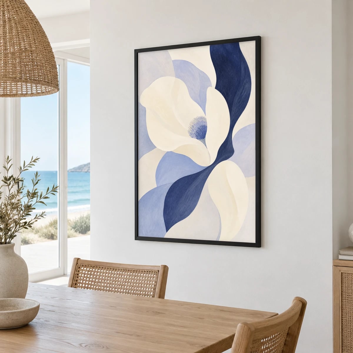 Quadro Magnólia em Traços Suaves
